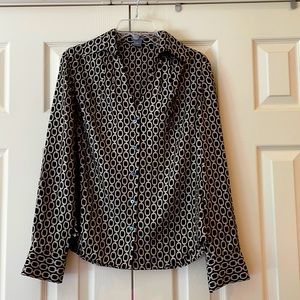 Ann Taylor link silk blouse